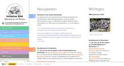 Desktop Screenshot of initiative-sma.de